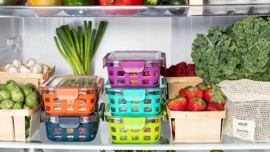 food in refrigerator