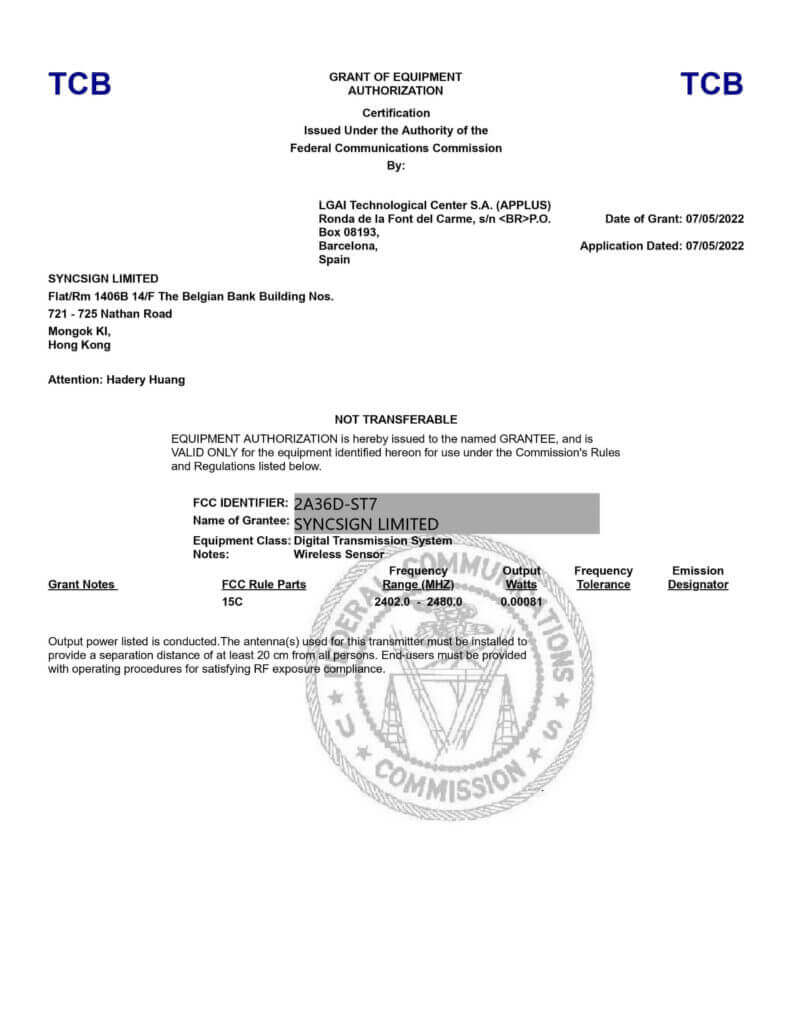 ST7-Certificate