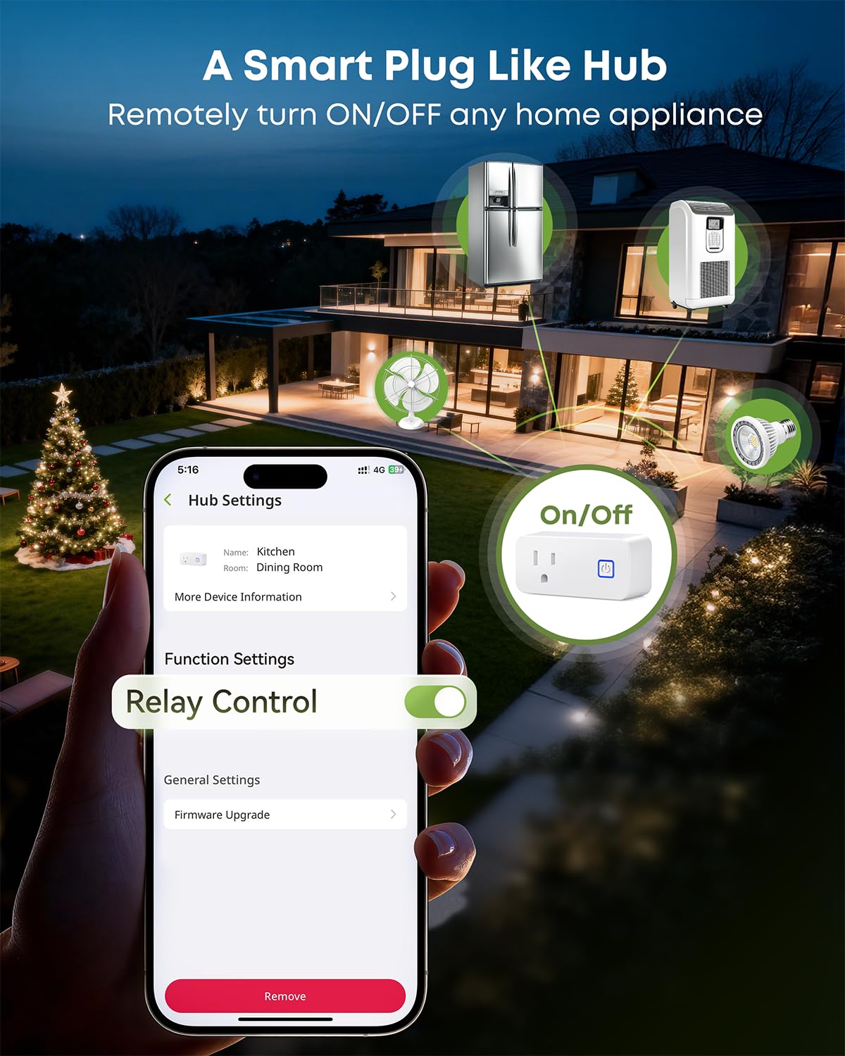 H3-MS2D smart alerts with low battery reminder remote mute and anti-false alarm settings
