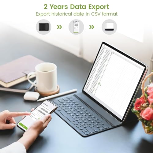 NS3 two-year refrigerator temperature history and CSV data export